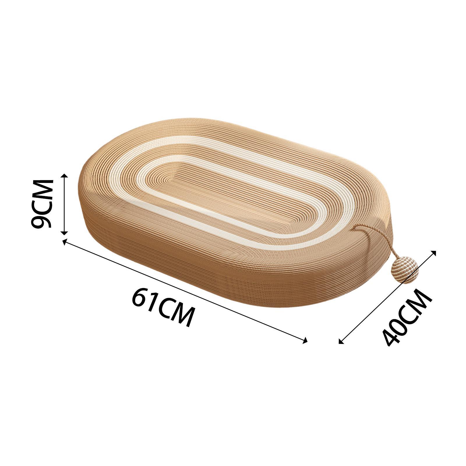 Cat Scratcher Cardboard Play Cat Scratch Pad Bowl for Indoor Training Carpet