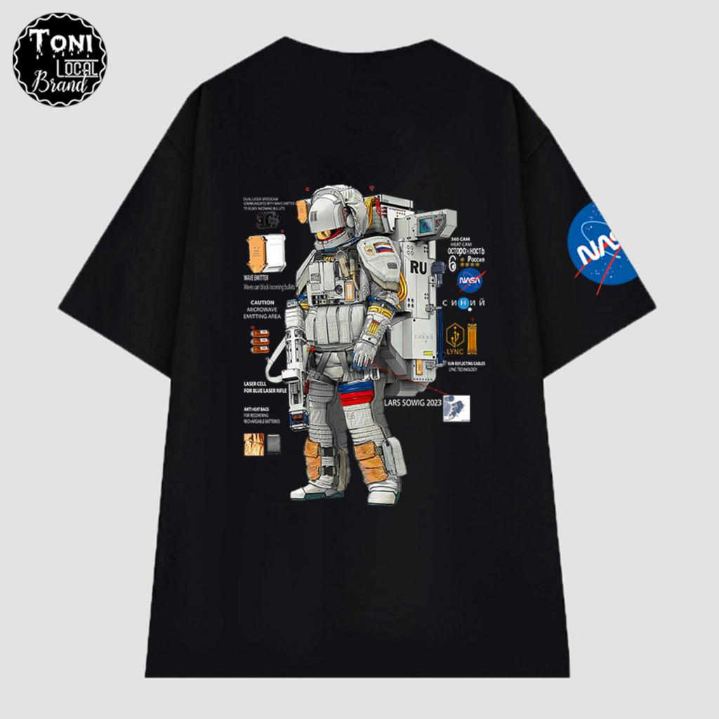 Áo Thun Tay Lỡ Local Brand NASA Cotton 100 form rộng nam nữ Unisex