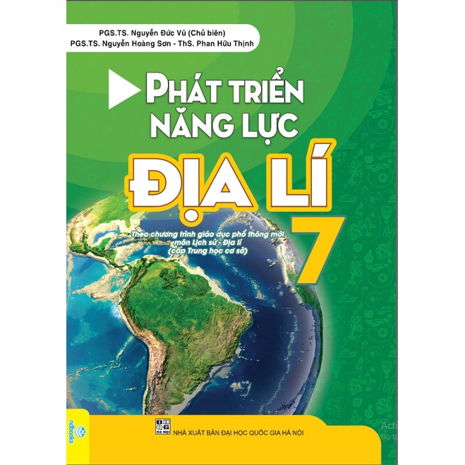 Sách - Phát Triển Năng Lực Địa Lí Lớp 7 - ndbooks