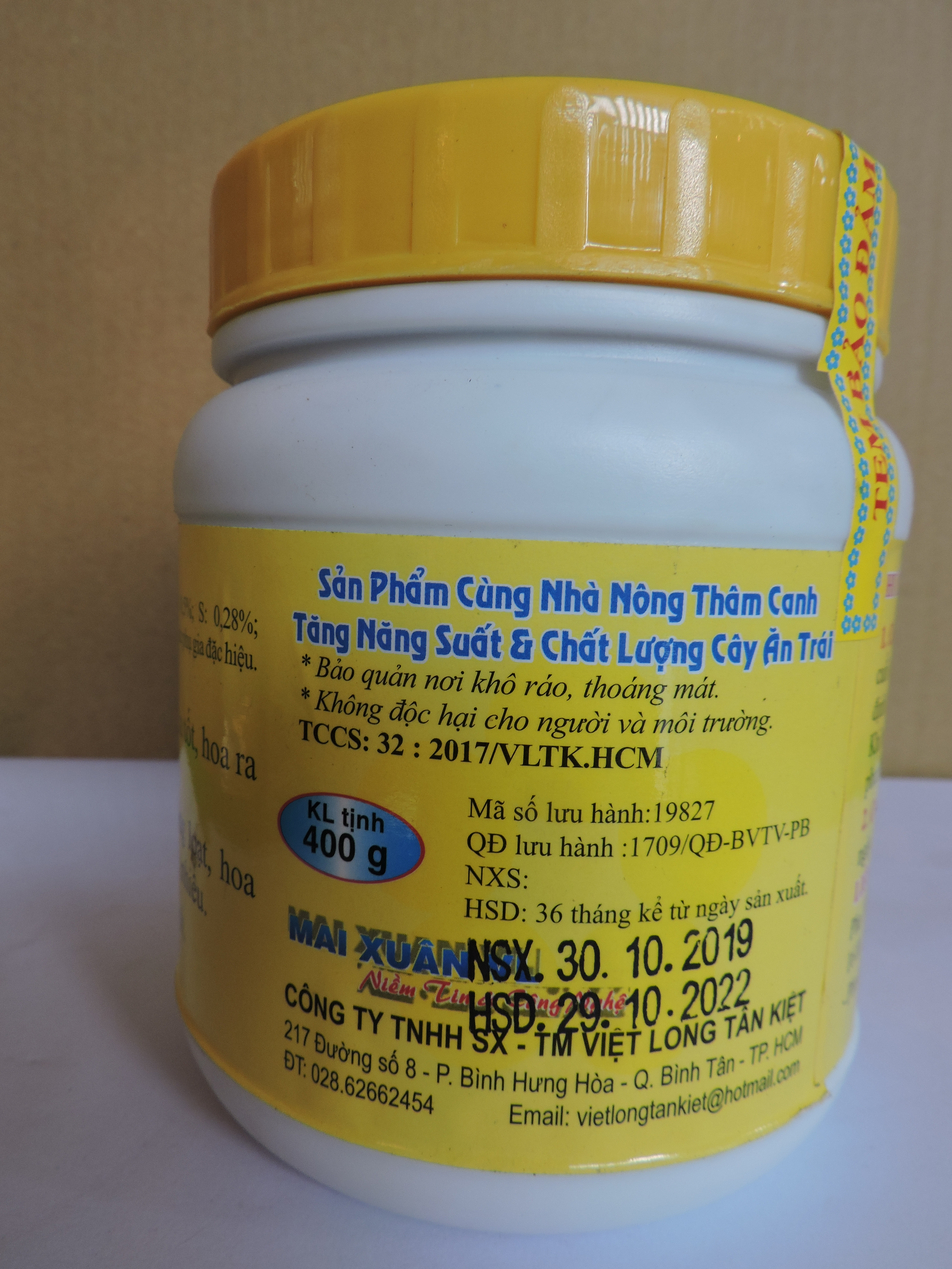 Phân Bón Lá Chuyên Dùng MX2 ( 5 - 50 - 5 + 0,5B) Cây Ăn Trái, Tạo Mầm Hoa Tốt, Ra Hoa Nhiều, Thúc Ra hoa Đồng Loạt, Đậu Trái Nhiều (hủ 400gr)