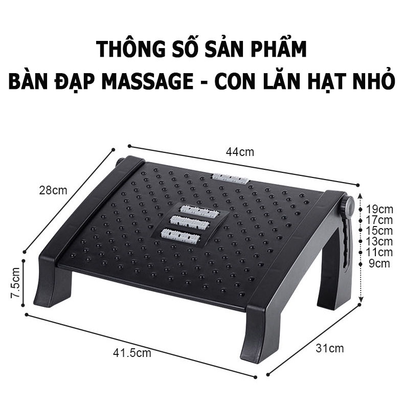 Ghế Gác Chân Công Thái Học ERGONOMIC FOOTREST Ghế Gác Chân Cho Văn Phòng