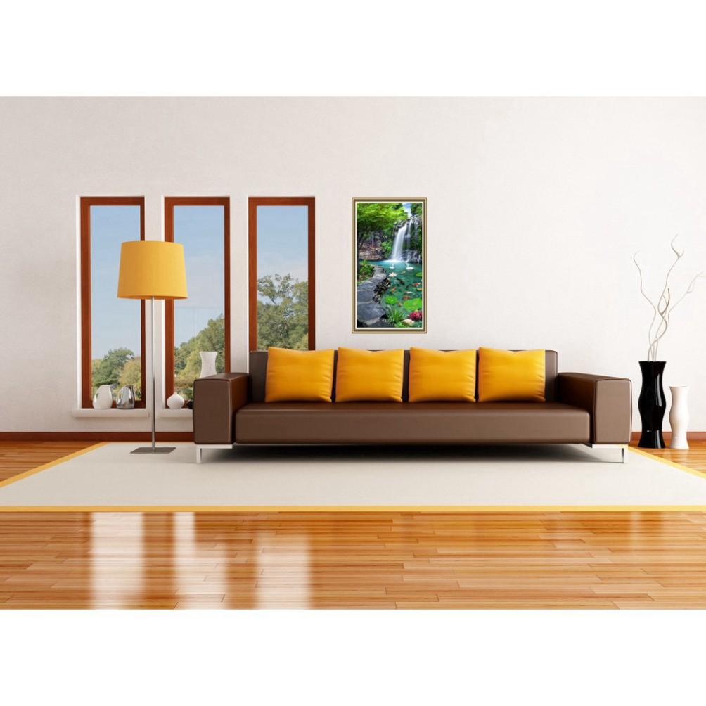 Tranh dán tường 3D Cảnh đẹp thiên nhiên Lunawall-0443K