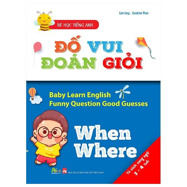 Bộ sách bé học Tiếng Anh: Đố vui đoán giỏi 6 chủ đề dành cho trẻ từ 0-6 tuổi - Bản Quyền