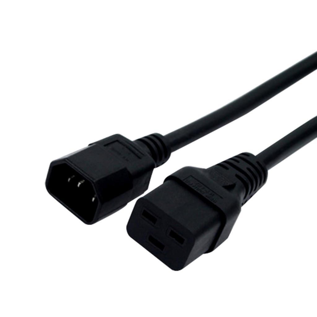 13ft IEC320 C14 To C19 Power Extension Cable Cord For PDU/UPS Converter