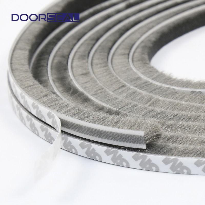 2 Mét-Ron Sợi Lông Dán Khe Hở Khung Cửa Ngăn Bụi Côn Trùng-Gioăng dán cửa sợi lông - DOORSEAL (Vietnam)