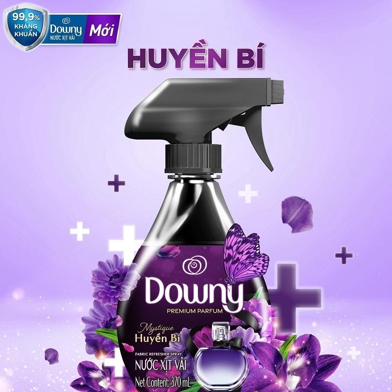 Combo 3 Chai Xịt Vải DOWNY Khử Mùi Và Chống Khuẩn 99.9% Hương Huyền Bí Chai 370ML x3