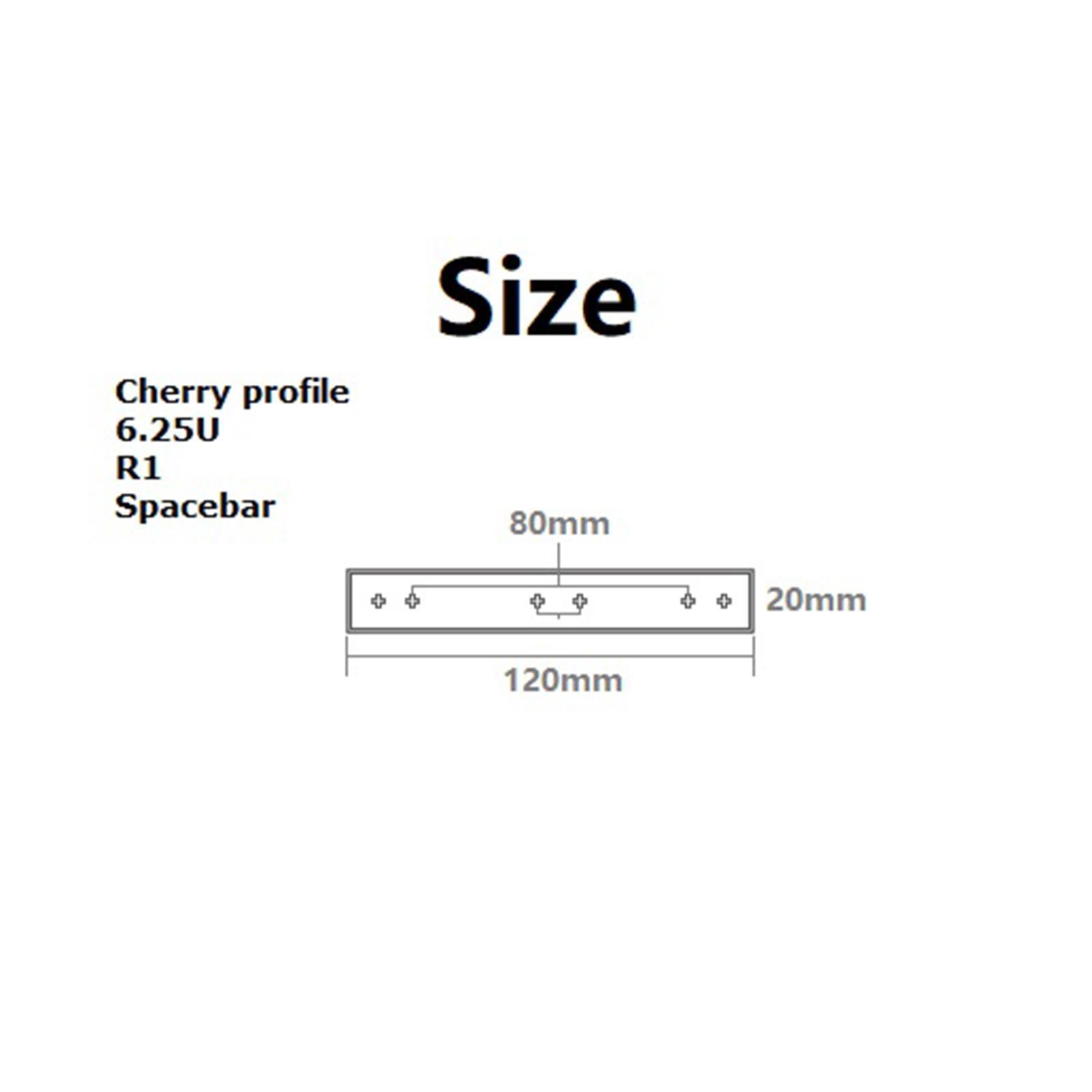 6.25U Spacebar Keycap for Computer Mechanical Keyboard