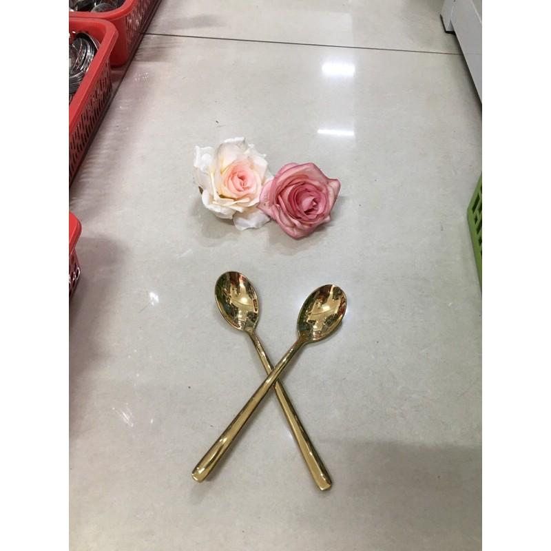 Muỗng inox mạ vàng 304
