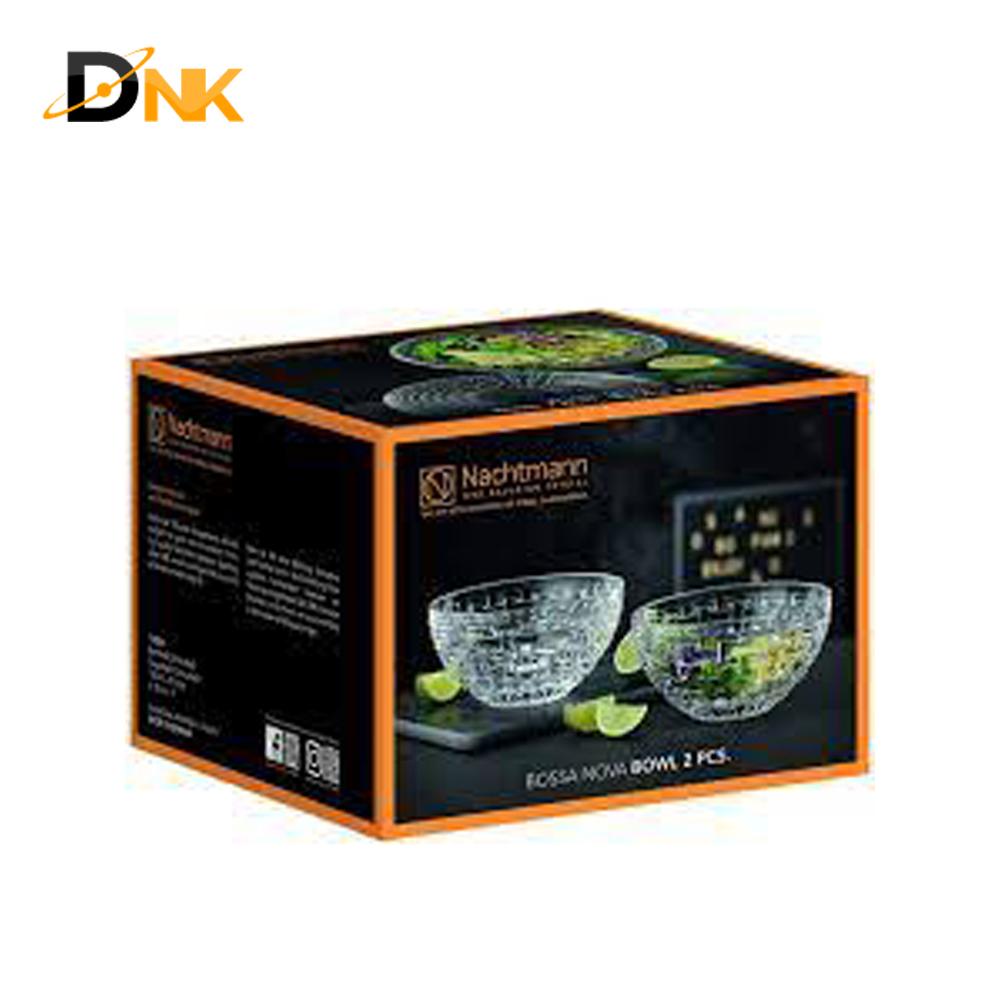 Bộ 2 Bát Pha Lê Nachtmann 103578 Bossa Nova, Đường Kính 15cm, Bát Thủy Tinh Cao Cấp Nhập Đức, Hàng Chính Hãng