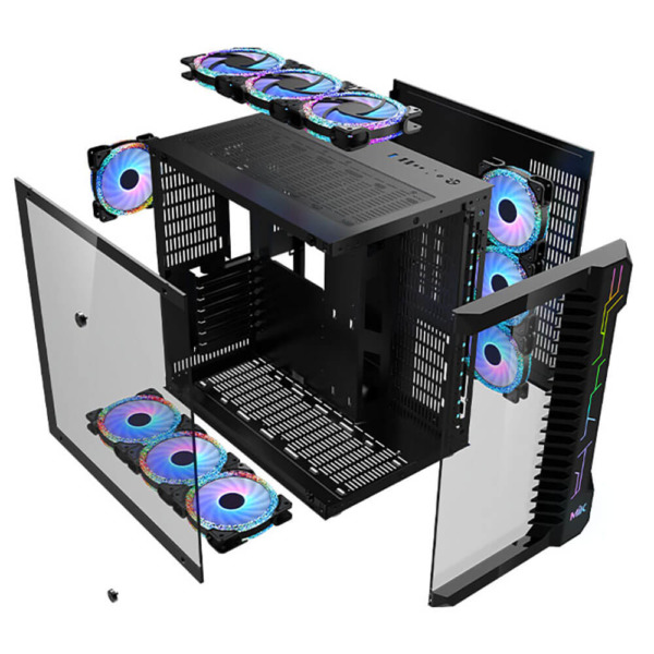 MIK LV07 – Black – Mid Tower Case_ HÀNG CHÍNH HÃNG