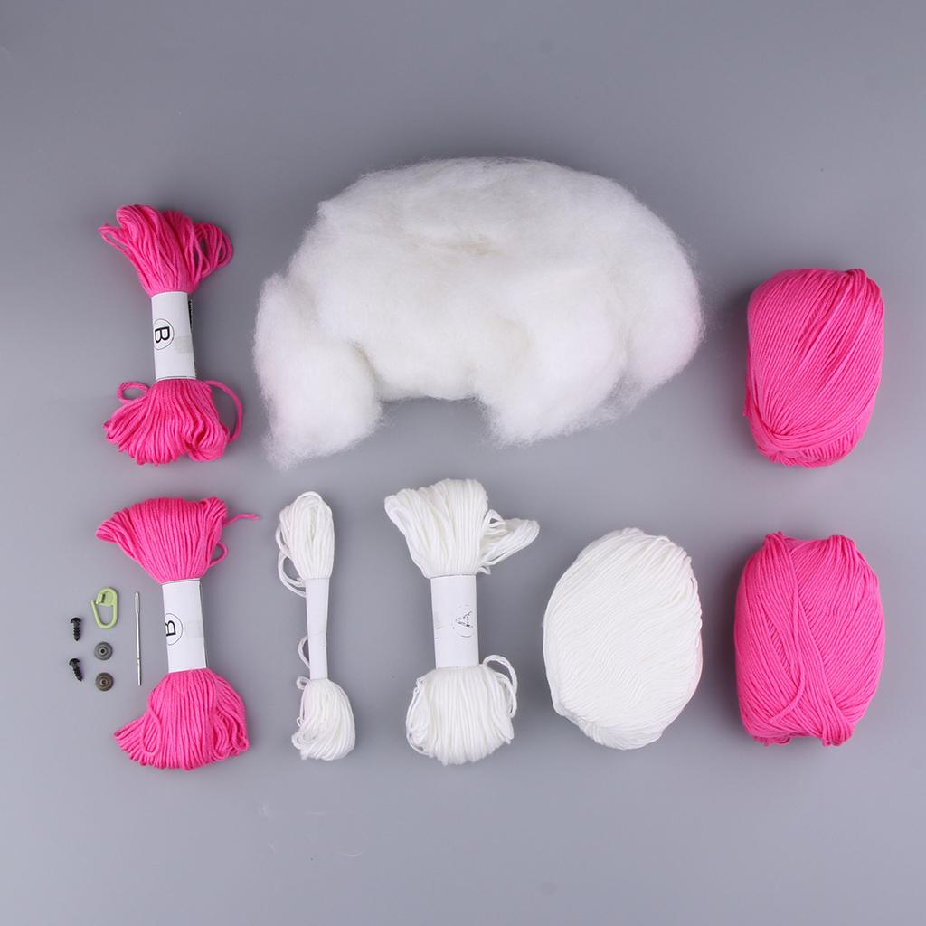Lamb Doll Crochet Kit for Beginners Adults Hand Knitting Toy Sewing Craft