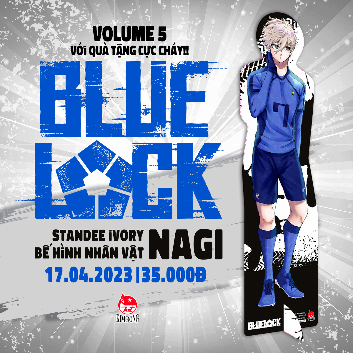 Bluelock 5 Blue Lock 5 - Kèm Postcard, Standee