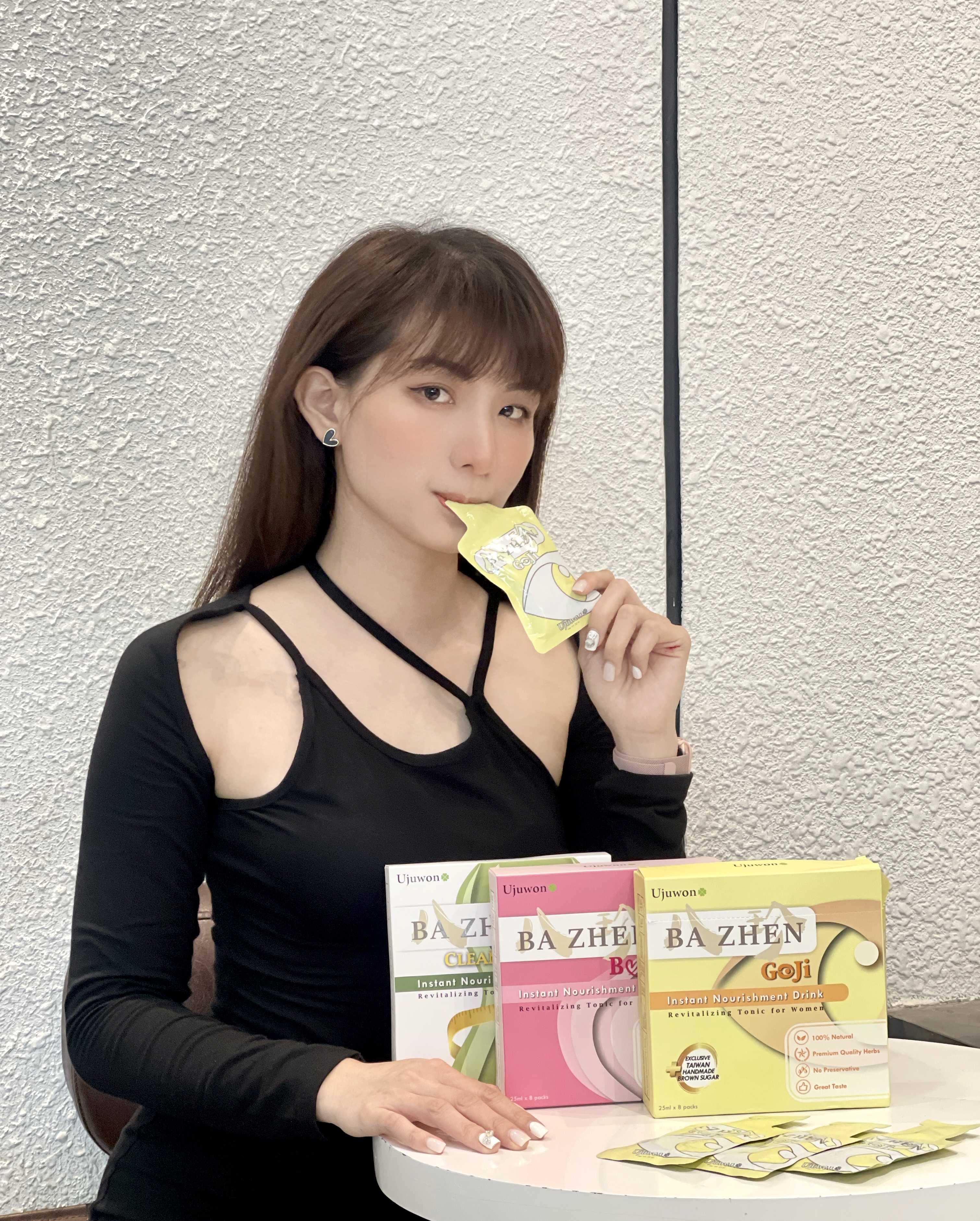 Nước Uống Thảo Mộc Giảm Đau Bụng Kinh Hiệu Quả, Ba Zhen Ujuwon Đài Loan, Detox Thanh Lọc Cơ Thể, Cải Thiện Làn Da, Hỗ Trợ Giảm Cân