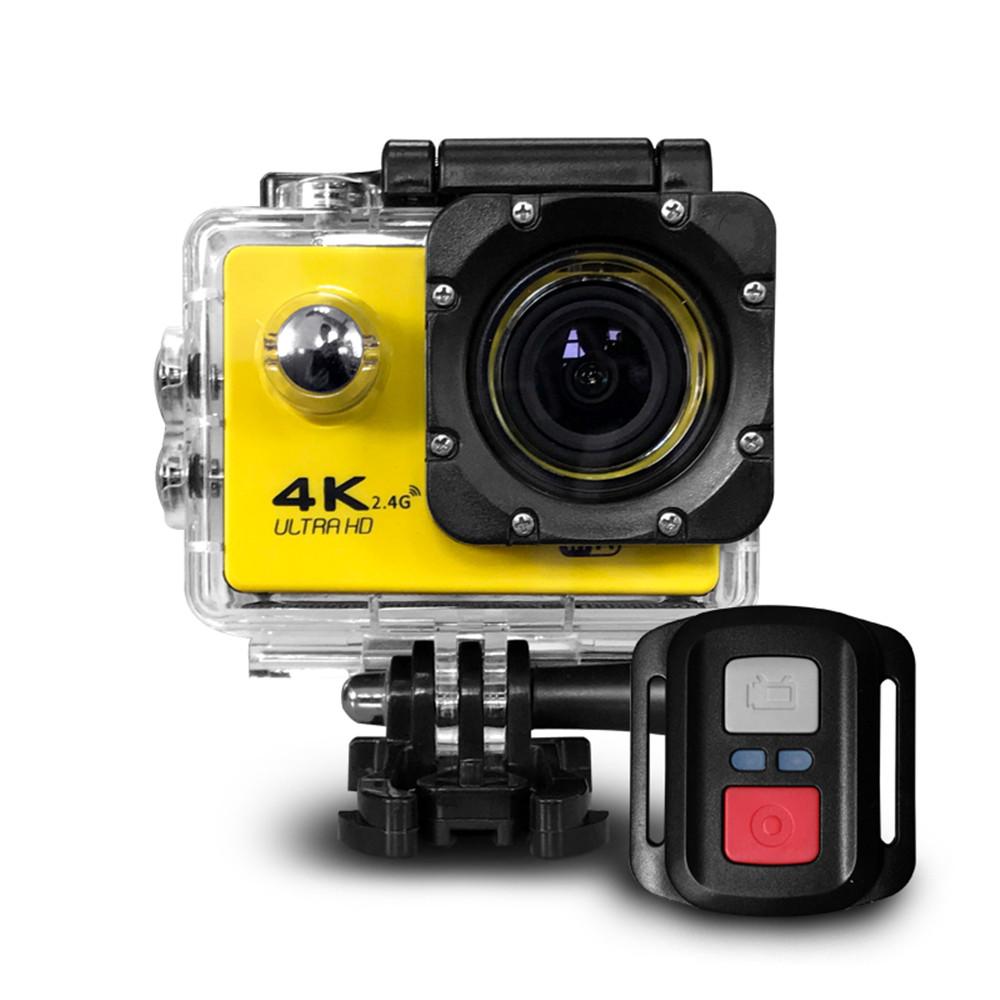 Máy ảnh thể thao HD 4K không thấm nước với WiFi Lặn ngoài trời từ xa Deportiva 2 inch F60 Camera 4K 1080p Camera ngay lập tức