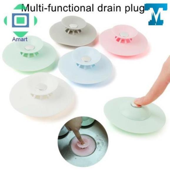 Nút Silicone chặn lỗ thoát nước bồn rửa chén / nhà tắm tiện lợi