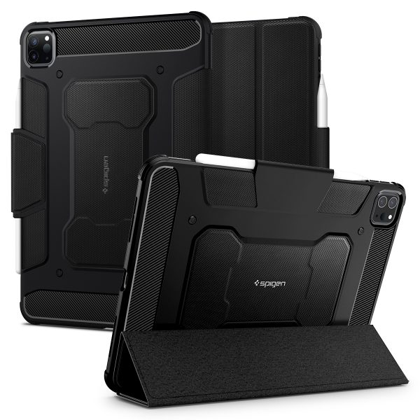 Bao da chống sốc Spigen cho iPad Pro Rugged Armor Pro - Thiết kế cứng cáp,chống sốc tốt, hàng chính hãng