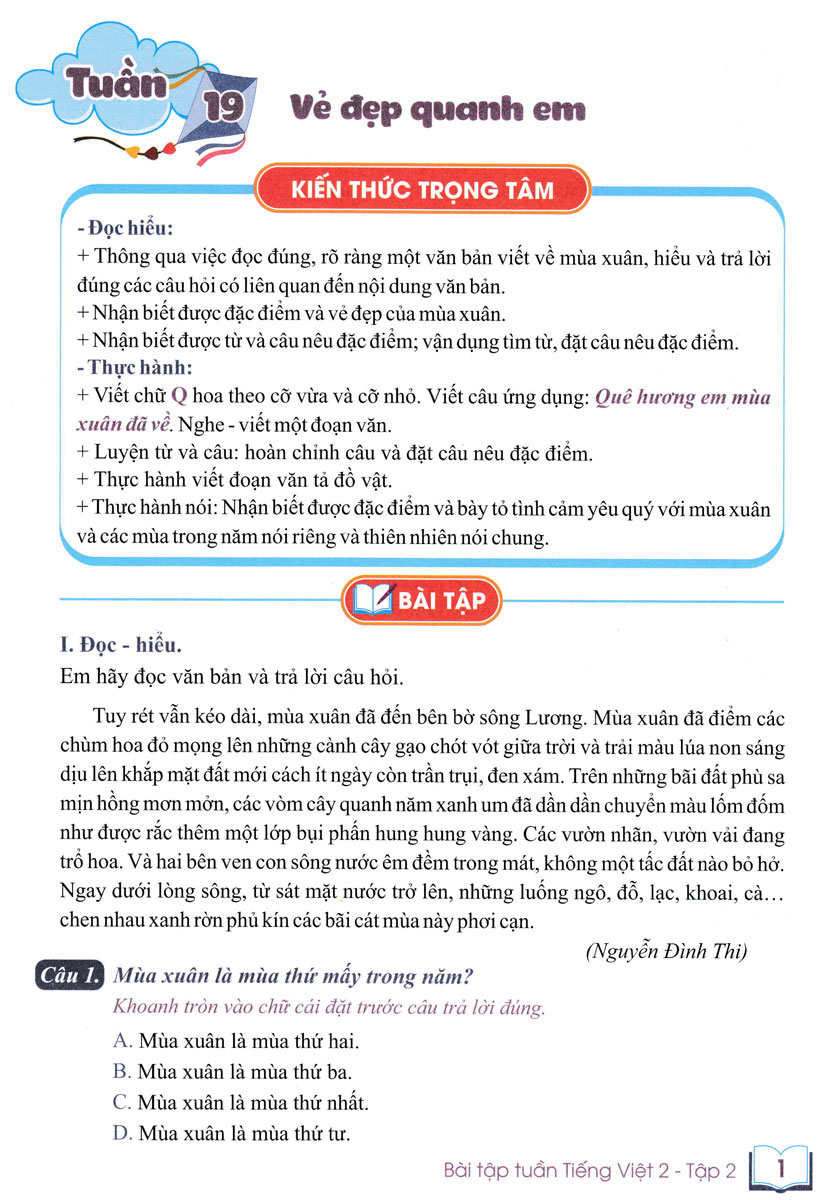 Bài Tập Tuần Tiếng Việt 2 - Tập 2