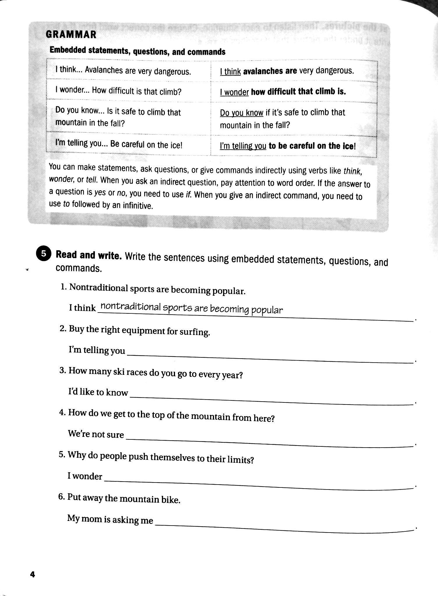 IMPACT 4 - WORKBOOK