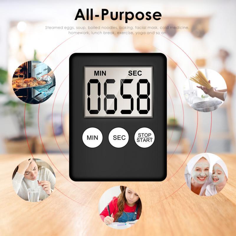 Đồng Hồ Hẹn Giờ Nấu Ăn Màn Hình Lcd Tiện Dụng