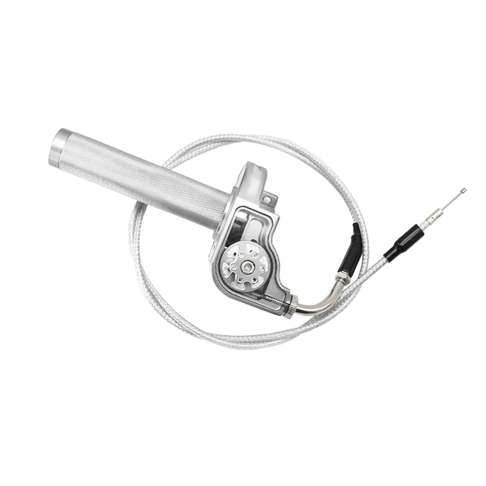 Throttle Grip Aluminum Alloy for Motorcycle Easy to Install Red