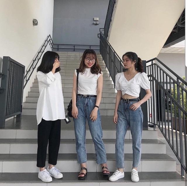 Quần baggy tây.