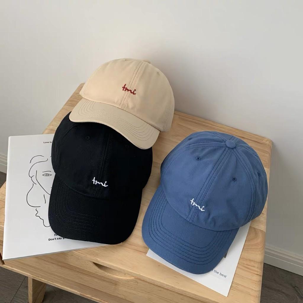Mũ Lưỡi Trai Thêu Chữ TMI Phong Cách Ulzzang Form Unisex Nam Nữ Cao Cấp Hàng Quảng Châu