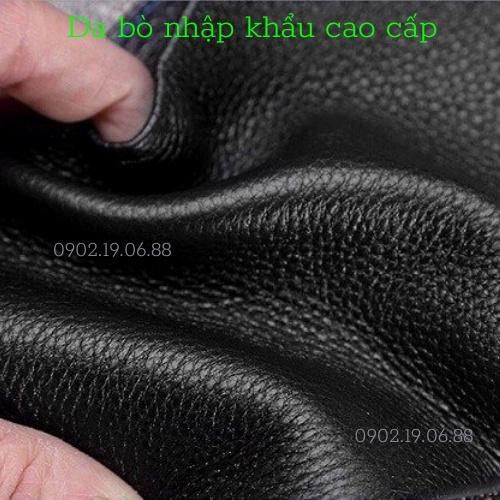 Bọc cần số da bò nhập khẩu xe Kia K3 2014-2018