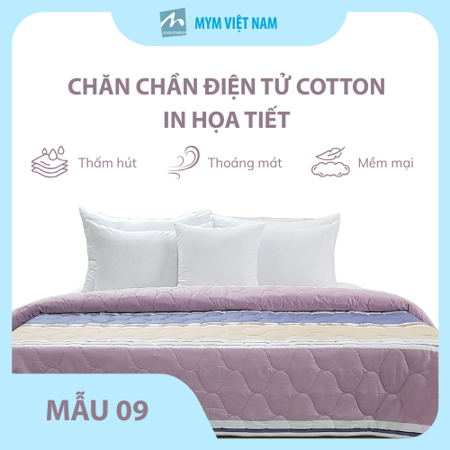 Chăn Chần Bông MYM Chất Vải 100% Cotton Mềm Mại, Thoáng Mát, Đa Dạng Mẫu Mã