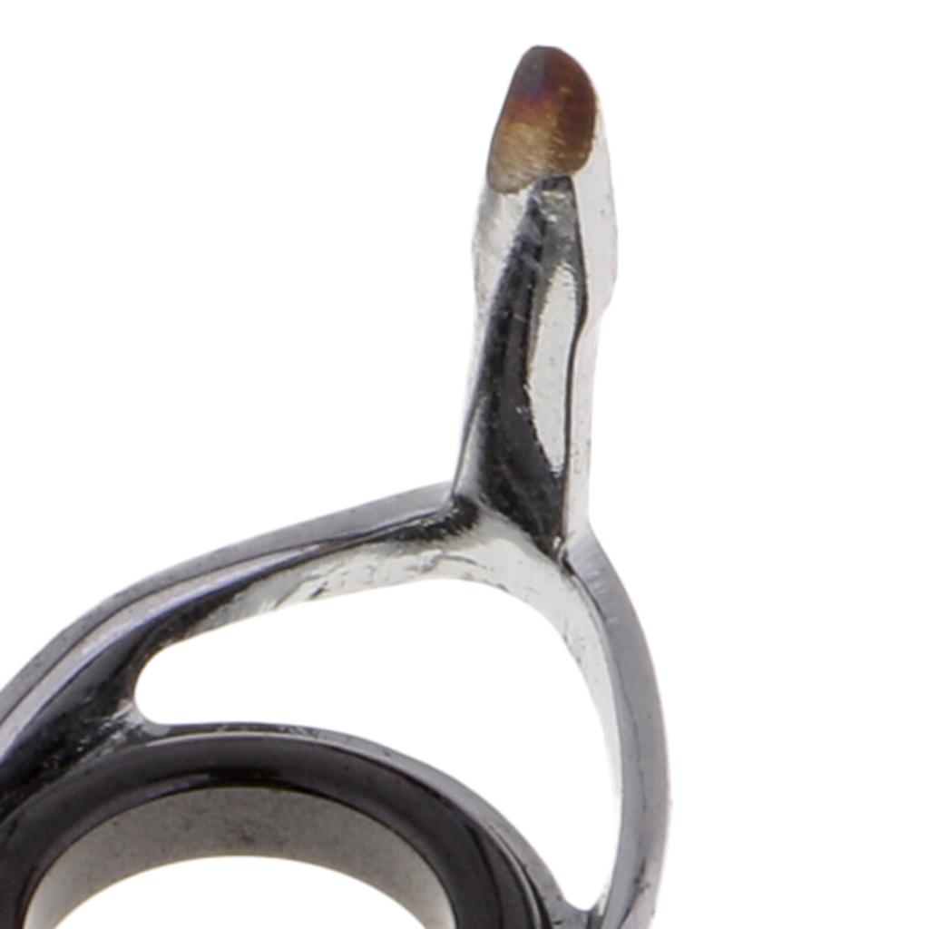 5pcs Fishing Rod Eyes SIC Ring Spinning Rod Guides Line Rings