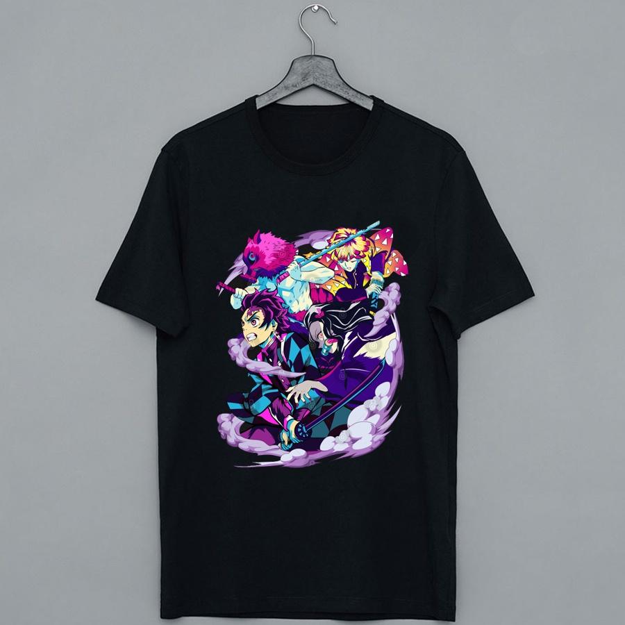 Áo thun Kimetsu no yaiba, áo phông anime Demon Slayer thun cotton mẫu mới cực chất giá rẻ | SANS STORE