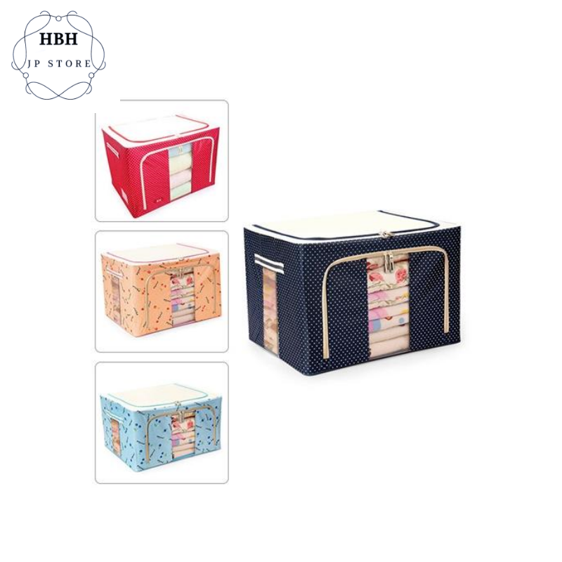 Combo 2 Túi đựng chăn màn quần áo khung sắt gấp gọn tiện lợi