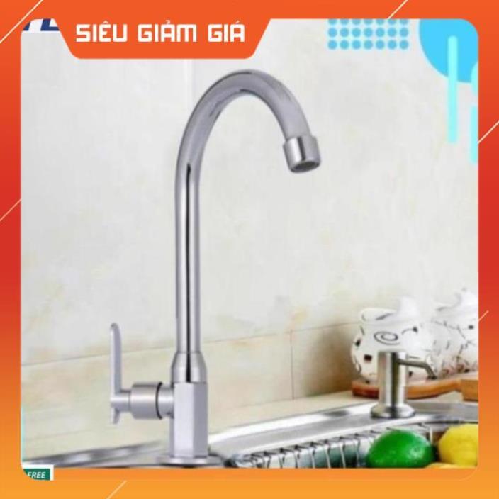 Vòi nước bằng inox 304 thiết kế hiện đại dành cho bồn rửa chén 206806