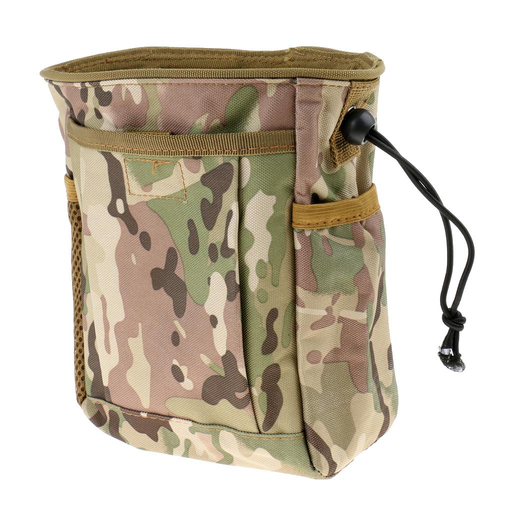 MOLLE Pouch Drawstring Dump Drop Bag Utility Outdoor Hunting Magazine Pouch