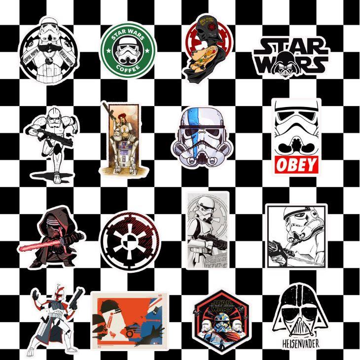 Sticker dán cao cấp STARWAR Cực COOL ms#40