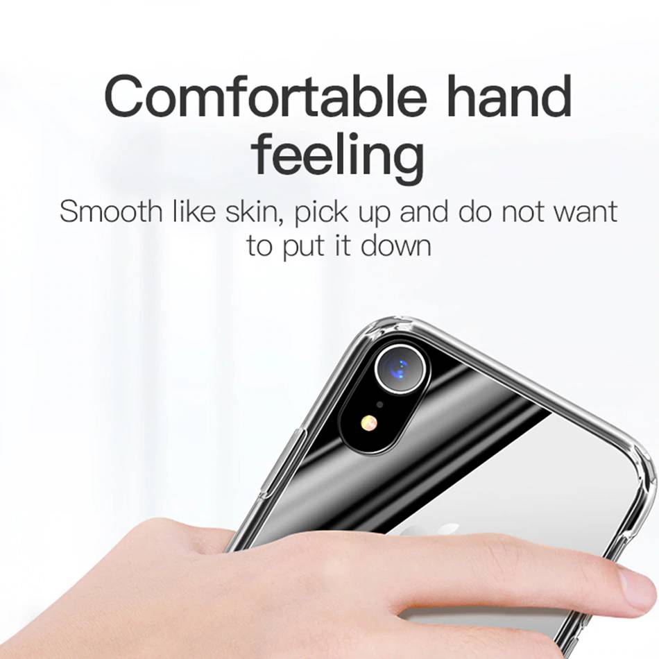 Ốp lưng chống sốc trong suốt cho iPhone XR có gờ bảo vệ camera Hiệu Totu Fairy Series - Hàng chính hãng