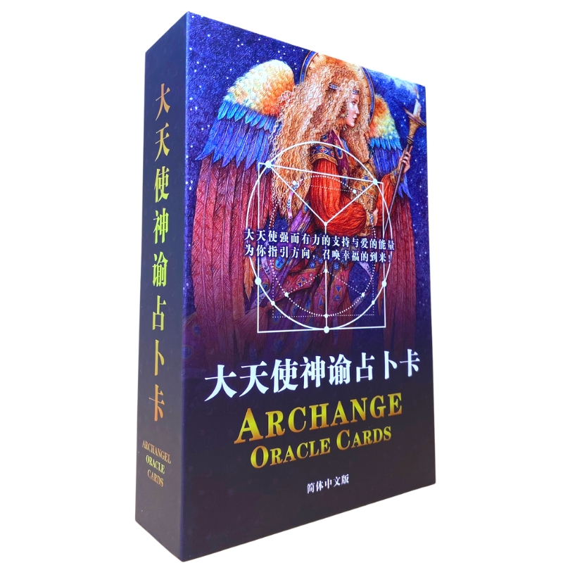 Combo Bộ Thẻ Bài Bói Archange Oracle Cards Tarot+Túi Nhung