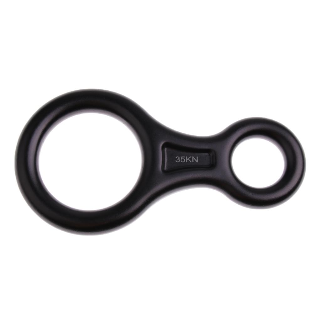 35KN Hình 8 Hình Dạng Thiết Bị Rappel Leo Núi Descender Rock