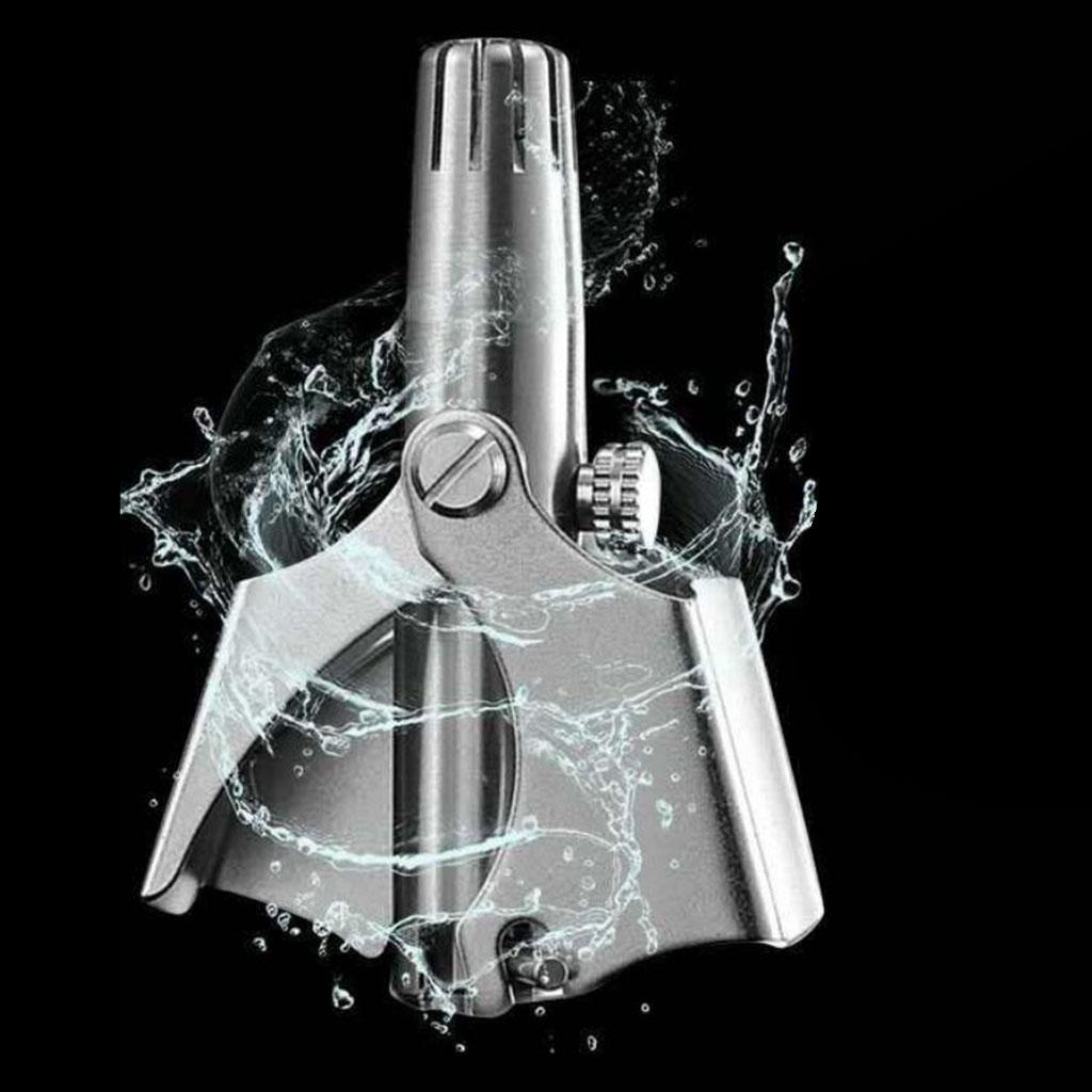 2x Manual Nose Hair Trimmer Hair Remover Nasal Shaver With Ear Removal
