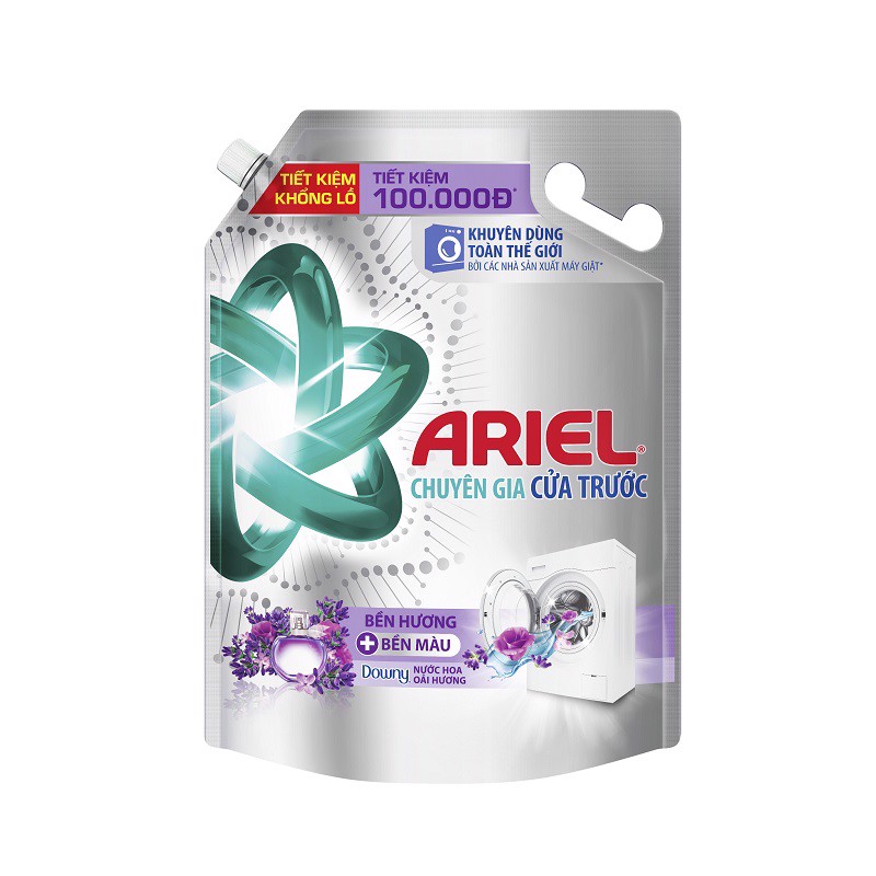 Nước Giặt Ariel Cửa Trước Hương Downy Oải Hương Túi 3.05Kg