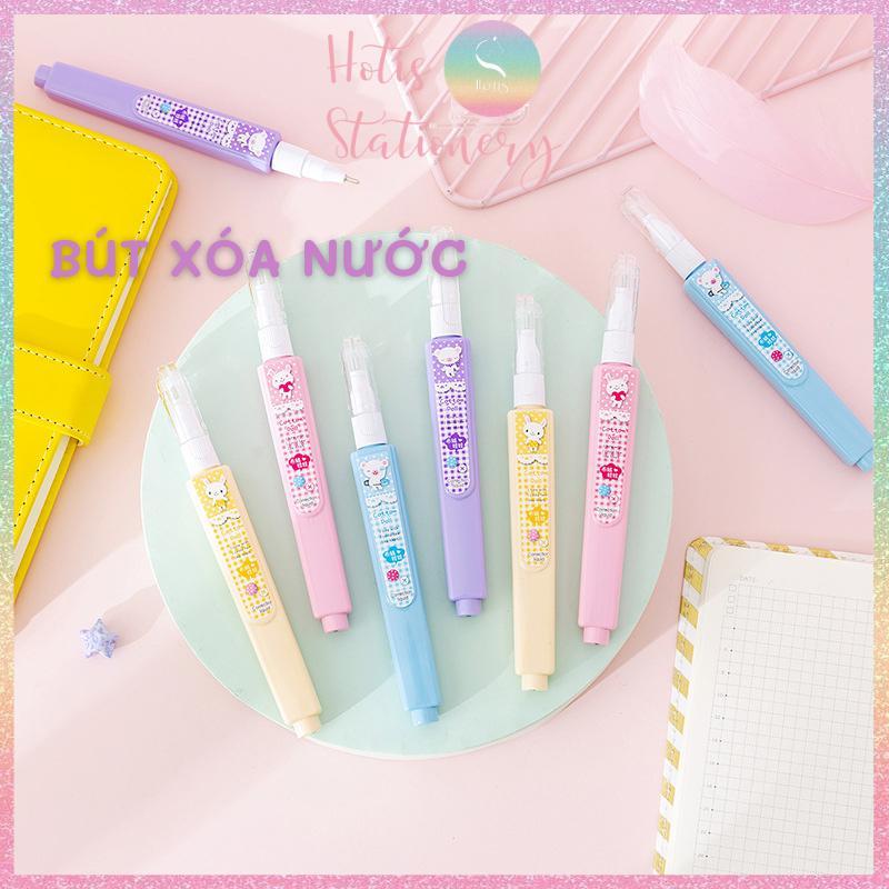 Bút xóa nước cute Cotton Doll 4 màu dễ thương, nhanh chóng, tiện lợi