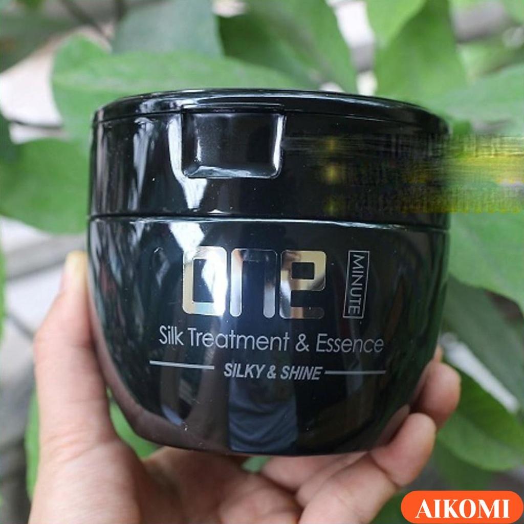 Ủ Tóc - Kem Ủ Tóc phục hồi tóc 1 phút One Minute Mask Silk Treatment And Essence (Sophia Platinum) 450ml