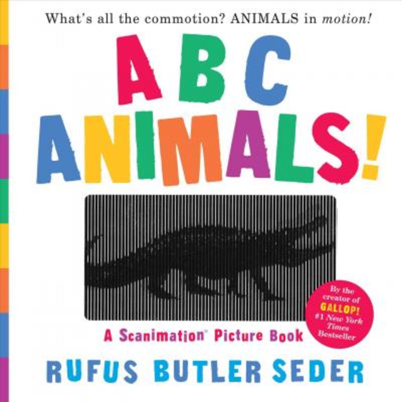 Sách - ABC Animals! : A Scanimation Picture Book by Rufus Butler Seder (US edition, hardcover)