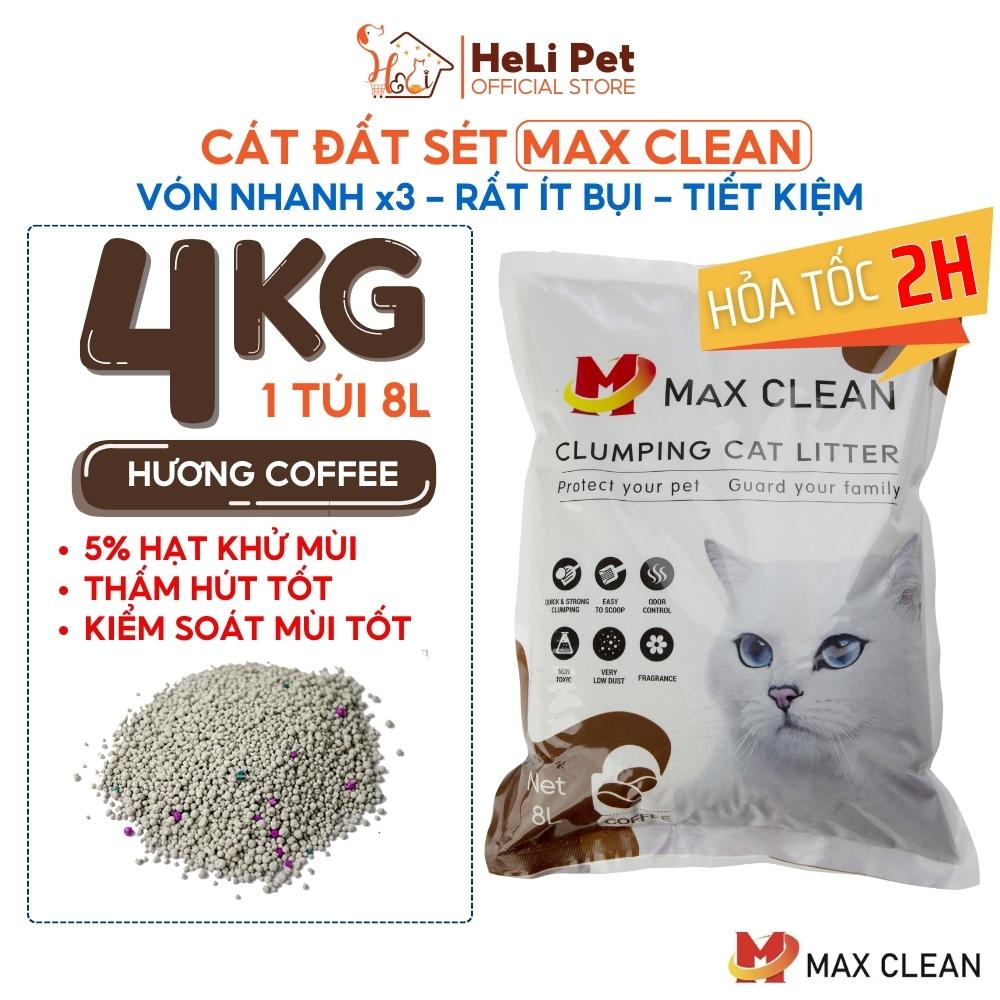 Cát Vệ Sinh Cho Mèo Cao Cấp Khử Mùi Vượt Trội Siêu Vón Cục Siêu Ít Bụi- HeLiPet