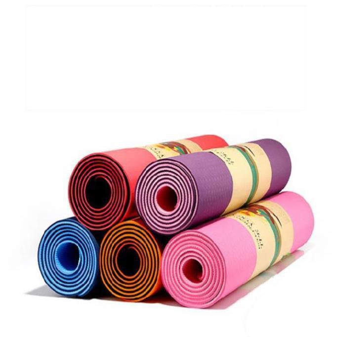 THẢM TẬP YOGA TPE 2 LỚP DÀY 6MM ( Sẵn hàng )