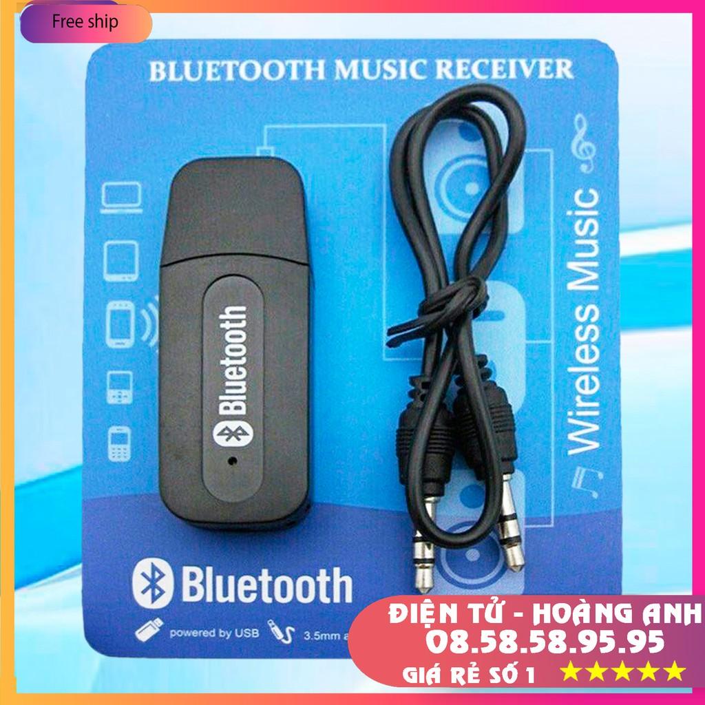 USB bluetooth BT-163 và HJX-001 - Bluetooth 5.0 Biến Loa Thường Thành Loa Bluetooth