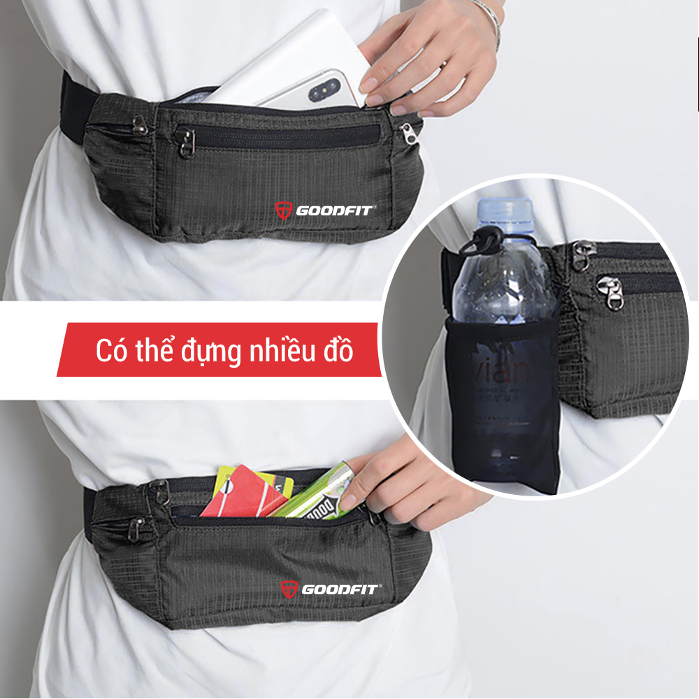 Đai đeo chạy bộ GoodFit, túi đeo hông chạy bộ chống nước, đai đeo điện thoại chạy bộ GoodFit GF108RB