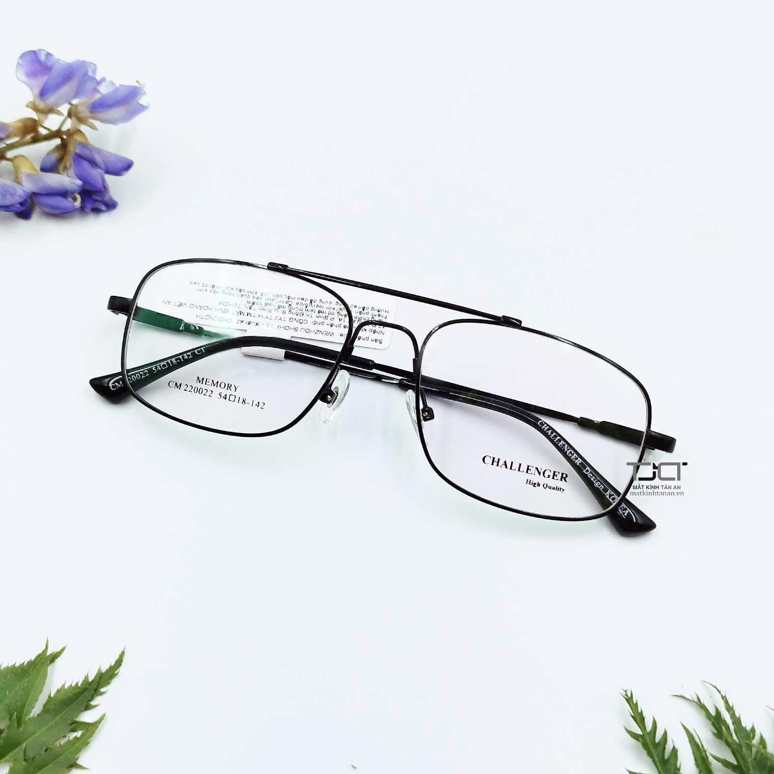GỌNG KÍNH NAM, PHOM KÍNH 2 CẦU, CHÍNH HÃNG CHALLENGER CM220022-C1