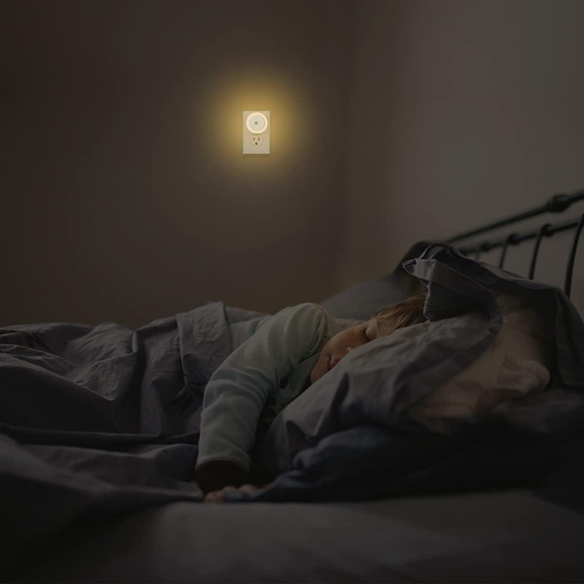 Đèn ngủ, Đèn ngủ cắm vào tường , Đèn ngủ LED cho phòng trẻ em, Đèn ngủ cho bé, Đèn ngủ phòng tắm, Đèn cầu thang, Đèn hành lang, Trắng ấm