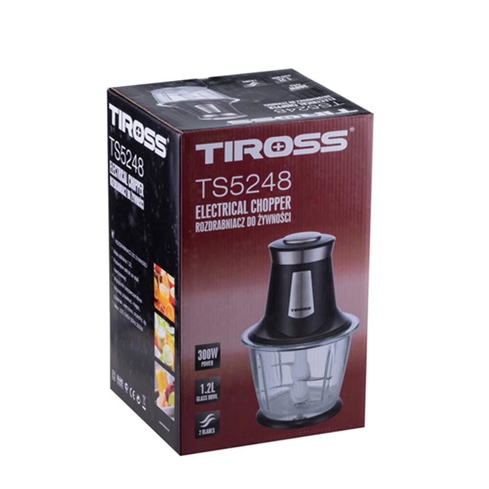 Máy Xay Thịt 2 Lưỡi Dao Kép Tiross TS5248 - 1.2L - Hàng Chính Hãng