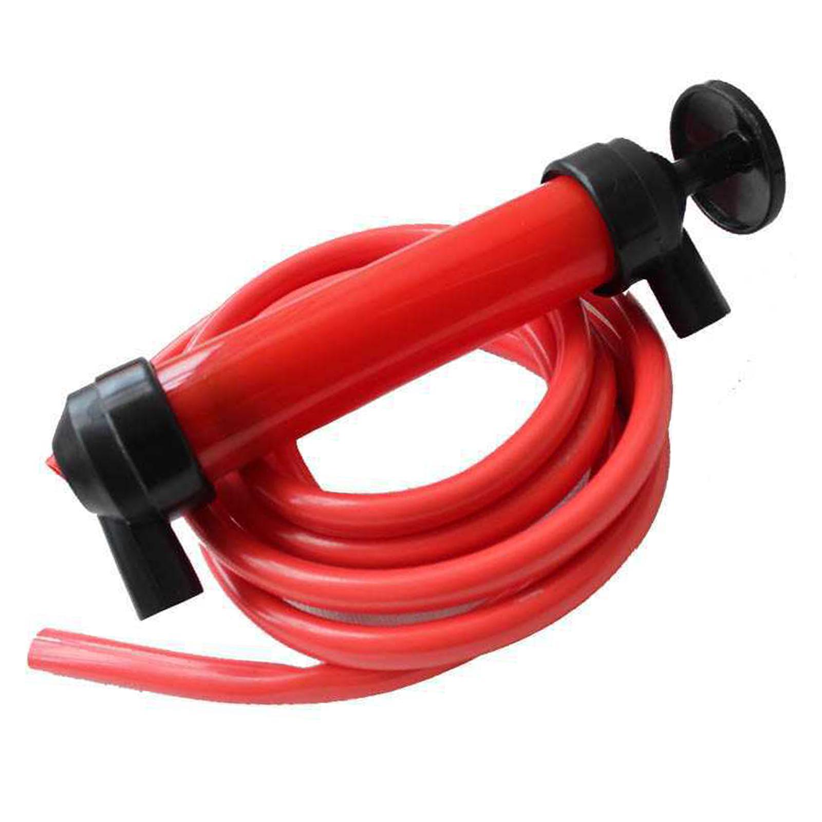 Siphon Fuel Transfer Pump Kit 5L/Min with Tube Connector 200cc Fits for Petrol Liquid